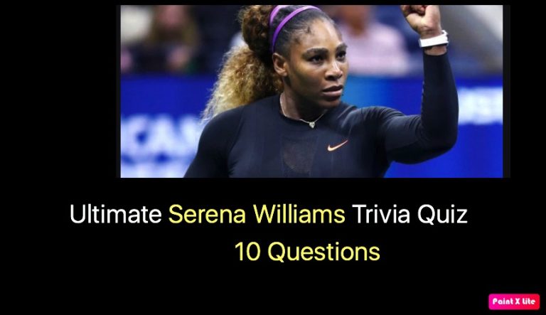 SERENA WILLIAMS TRIVIA visual data 5
