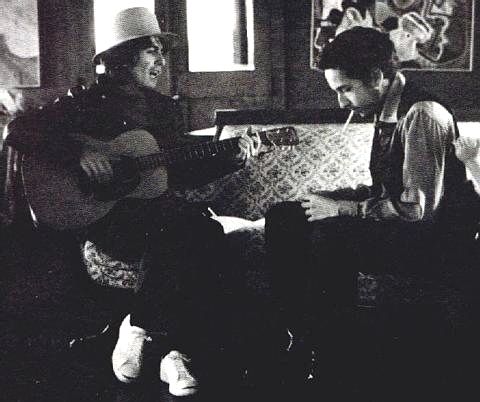 Bob Dylan 1970s Photos (280 Photographs) 223 Bob Dylan George Harrison 1970 New York NY
