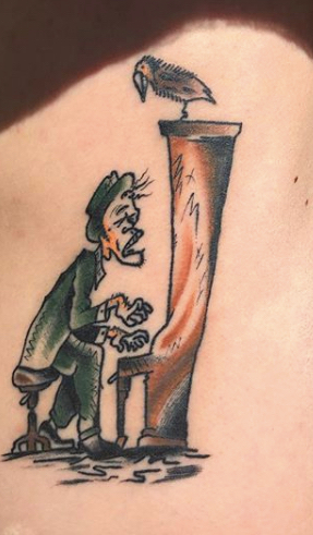 Tom Waits tattoo