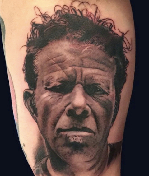 Tom Waits tattoo