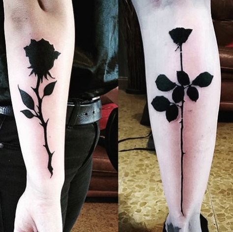 Violator Rose Stick  Poke Tattoo  I made Depeche Mode a part of me  forever when I tattooed the violator rose onto my hand but they were a  part of me