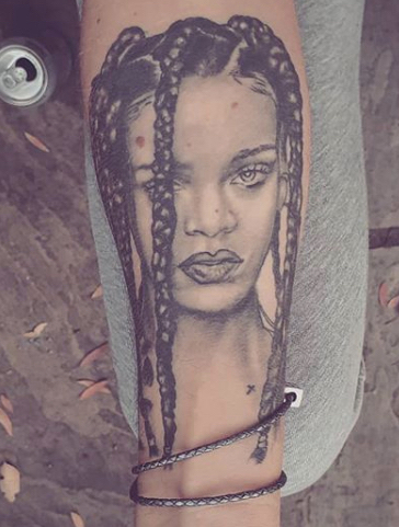 Rihanna tattoo