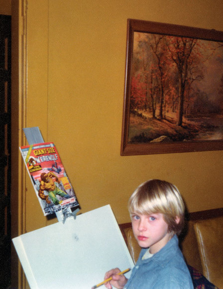  Kurt Cobain Childhood Painting