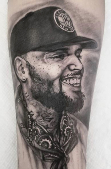 Chris Brown Tattoo