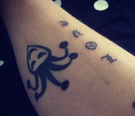 Justin Bieber Own Tattoo