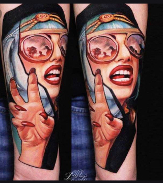 Lady Gaga tattoo