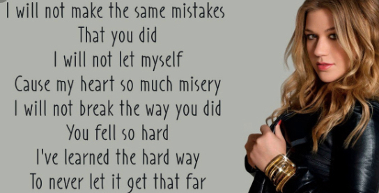 Kelly Clarkson Lyrics