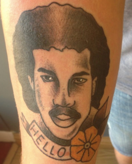 Lionel Richie tattoo