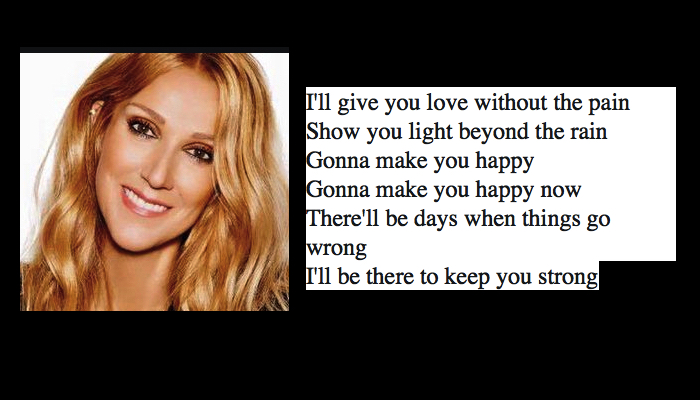 Celine Dion Lyrics