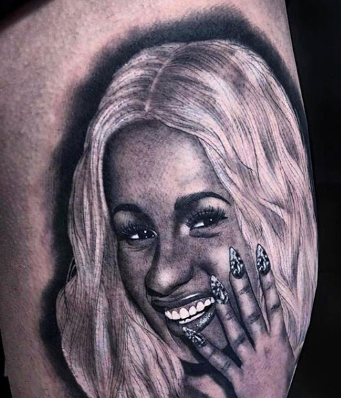 Cardi B Tattoo