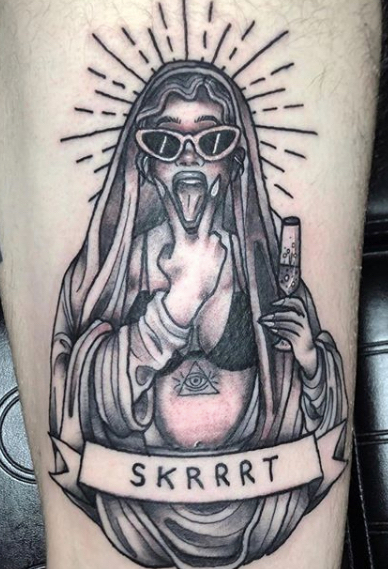 Cardi B Tattoo