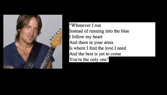 keith urban lyrics