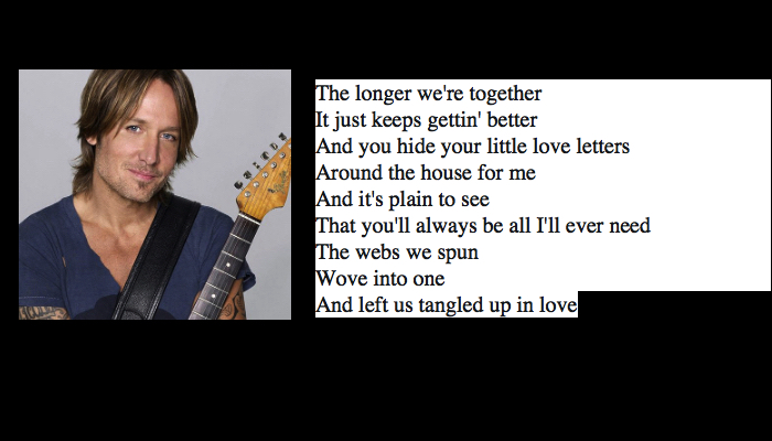 keith urban lyrics