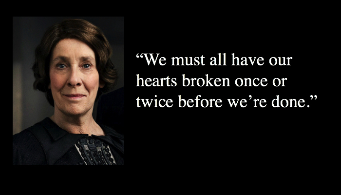 Downton Abbey Mrs Hughes quotes