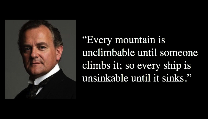 Downton abbey Robert Crawley quotes