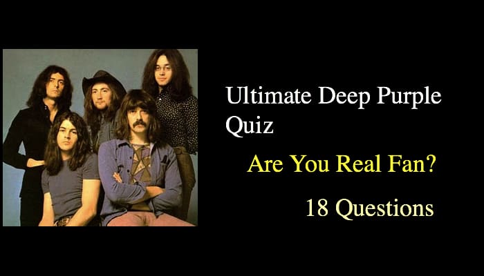 Ultimate Deep Purple Quiz