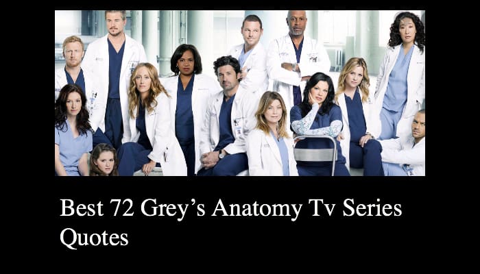 Best 72 Grey’s Anatomy Tv Series Quotes