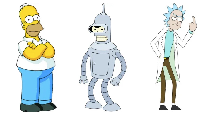 Dan Harmon says in an interview that Rick and Morty is a mix of Simpsons and Futurama.
