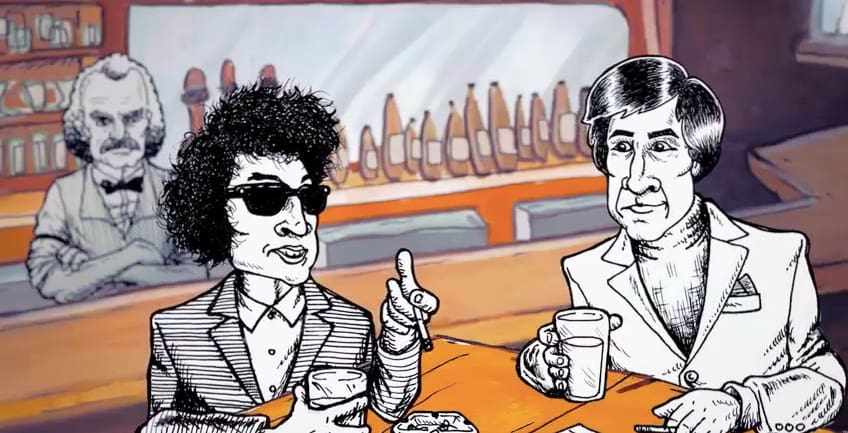 Great Moments in Rock & Roll History (That Never Happened) - Part 3: Bob Dylan & Leonard Cohen at Closi