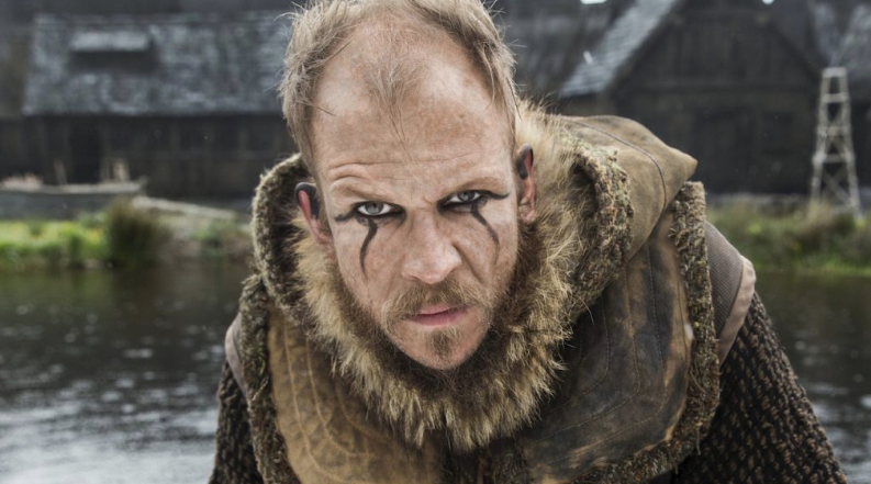 Gustaf Skarsgård plays the role of Floki