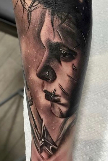 Johnny Depp tattoo