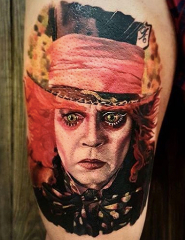 Johnny Depp tattoo