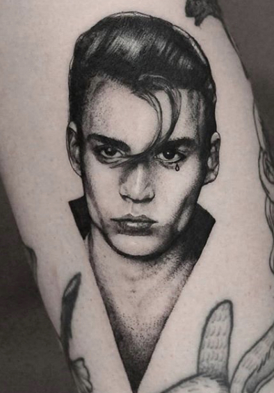 Johnny Depp tattoo