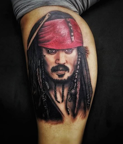 Johnny Depp tattoo