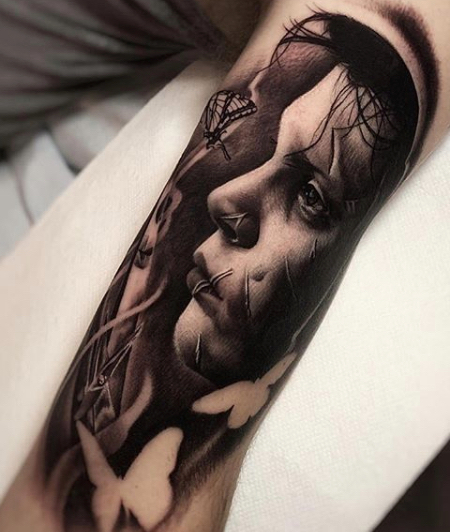 Johnny Depp tattoo