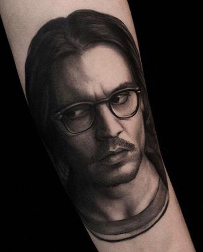 Johnny Depp tattoo