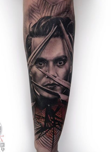 Johnny Depp tattoo