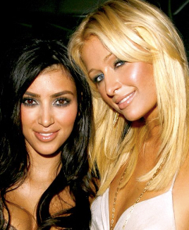 Kim Kardashian Paris Hilton