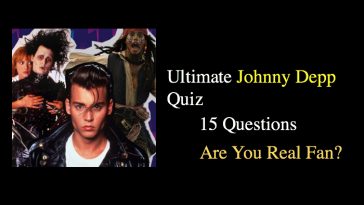 Ultimate Johnny Depp Quiz