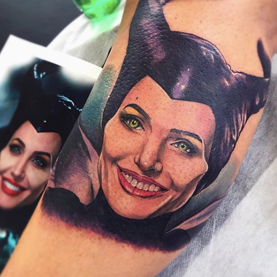 angelina jolie tattoo