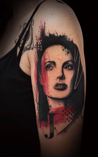 angelina jolie tattoo