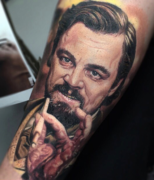 leonardo dicaprio tattoo