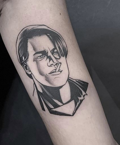 leonardo dicaprio tattoo