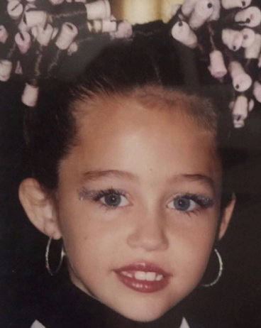 miley cyrus childhood