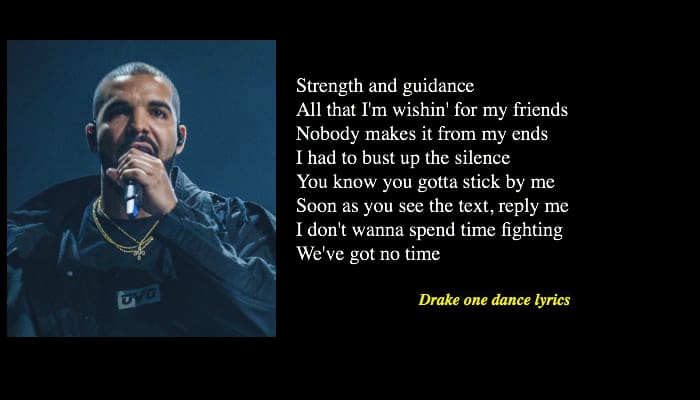 Drake one dance lyrics