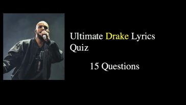 Ultimate Drake Lyrics Quiz