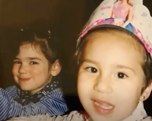 Dua Lipa Childhood Photo