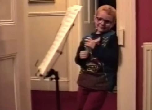 Ed Sheeran Childhood Photo