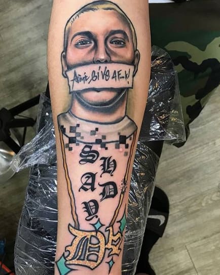 Best 38 Eminem Fan Tattoos  NSF  Magazine