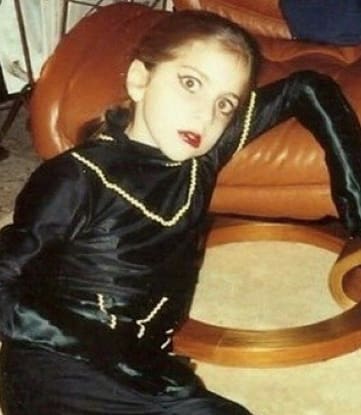 Lady Gaga Childhood Photo