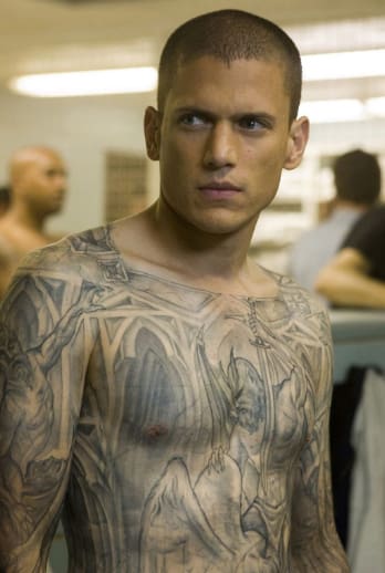 michael Scofield's tattoos