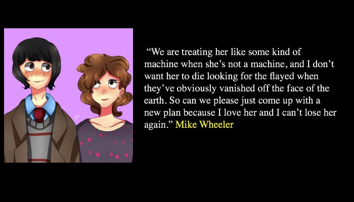 mike wheeler eleven quotes