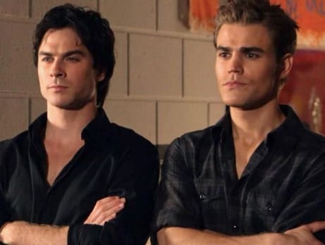 vampire Diaries Stefan and Damon