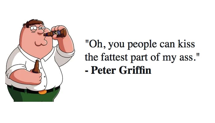 Peter Griffin quotes
