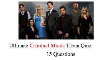 Ultimate Criminal Minds Trivia Quiz