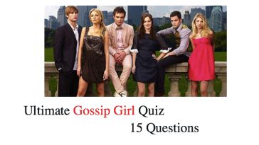 Ultimate Gossip Girl Quiz